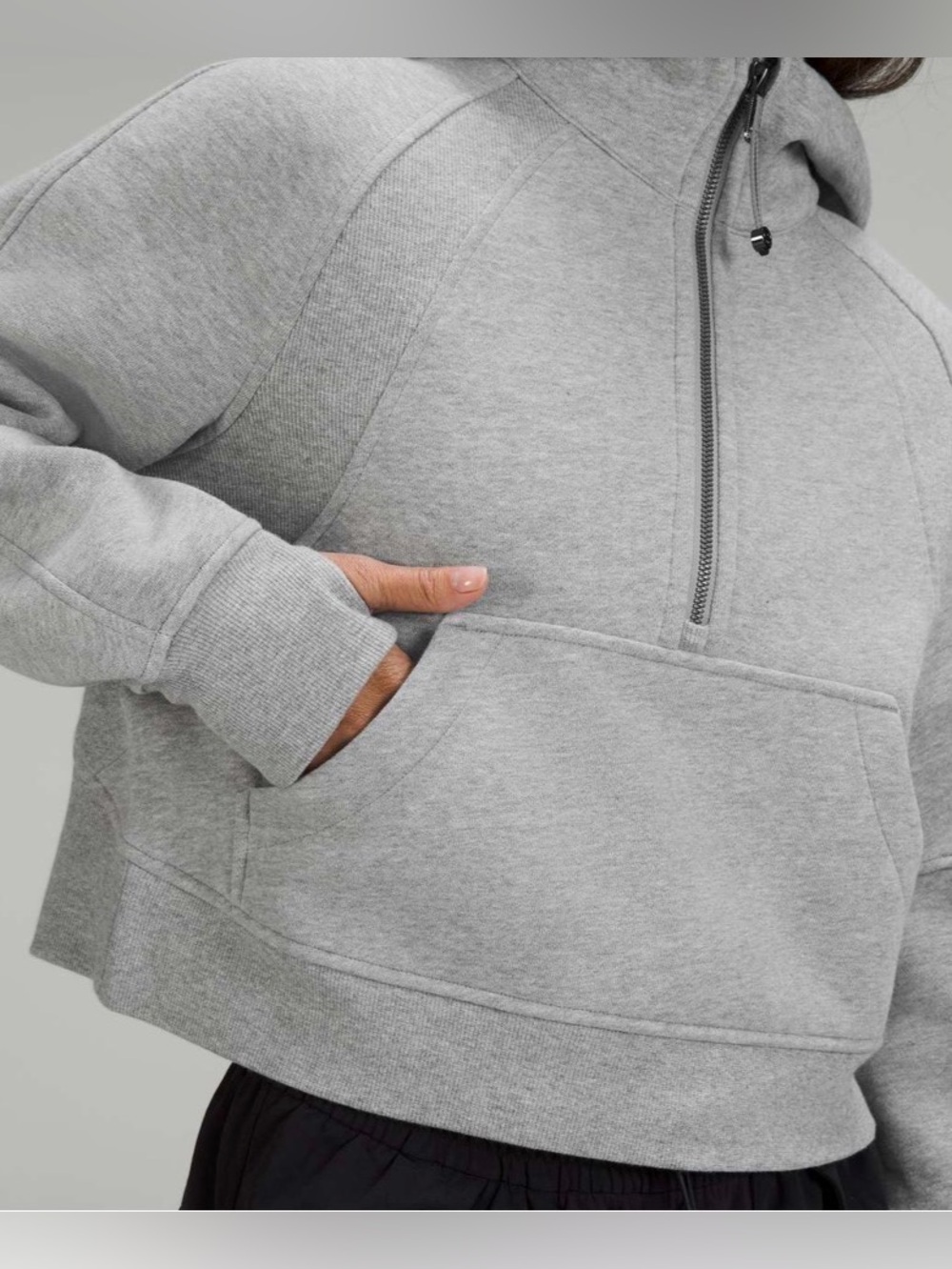 Lululemon half zip scuba hoodie
